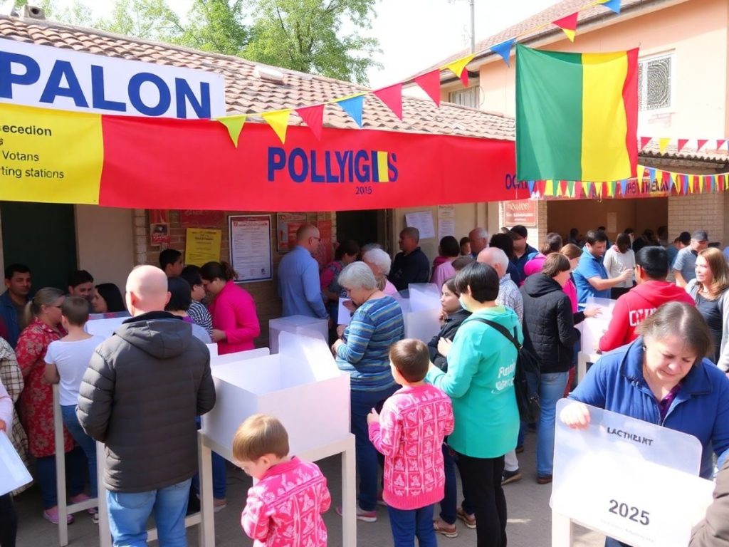Tot ce trebuie să știi despre alegeri locale România 2025 3 Secție de votare plină de alegători în România.